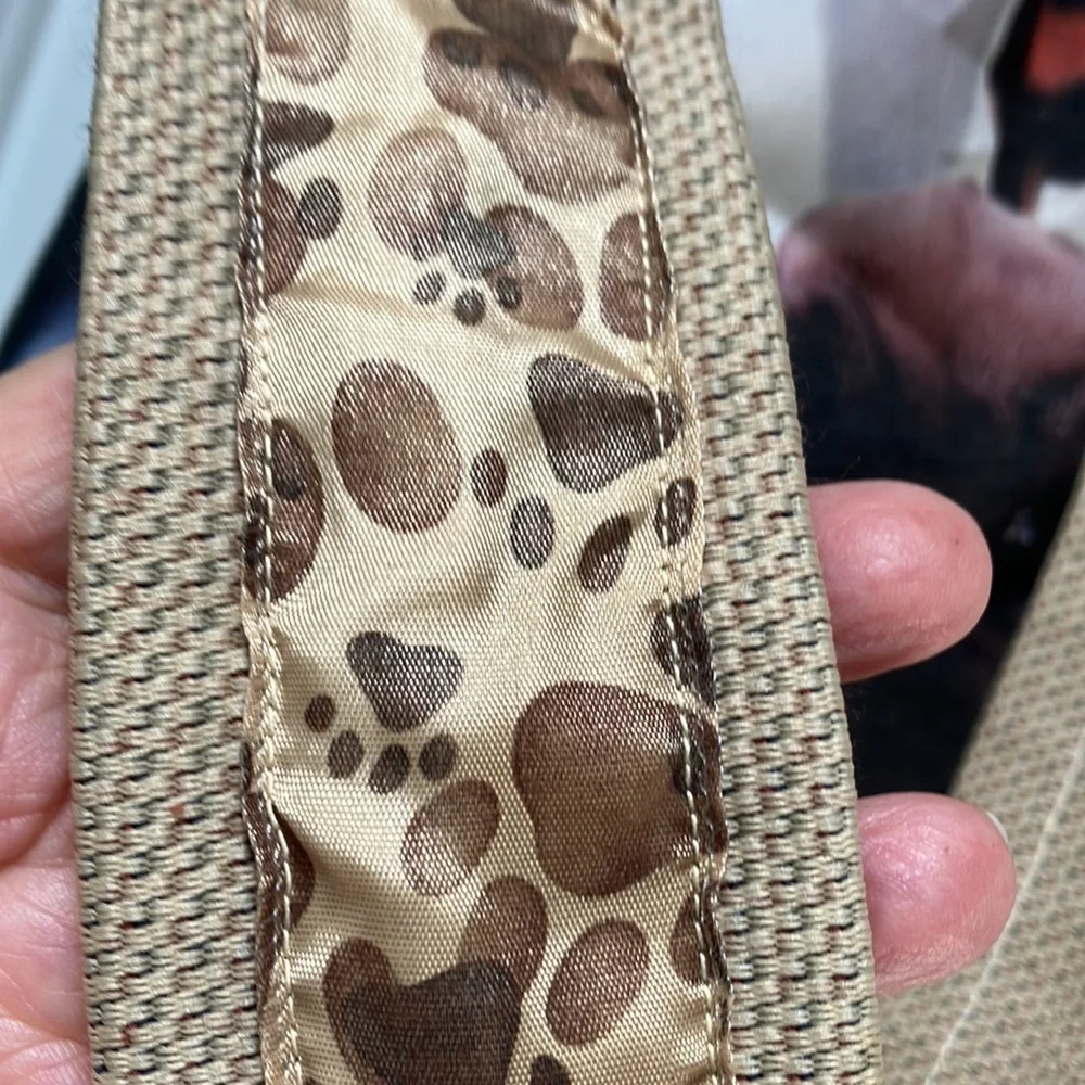 Unique DOG-LOVER carryall. 17”x15” PuppyDog Print /many breeds. Pawprint strap. - Picture 4 of 6